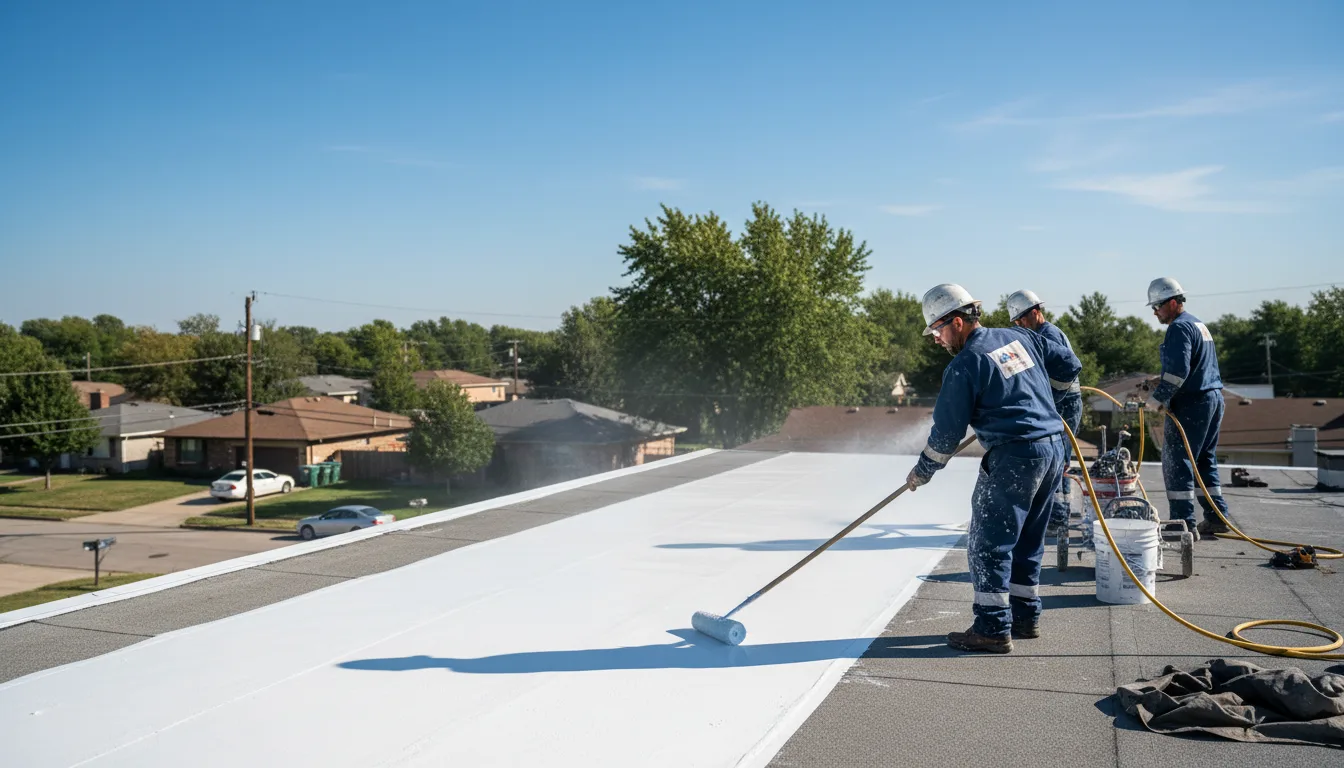 Commercial roof coating in Green, OH near me